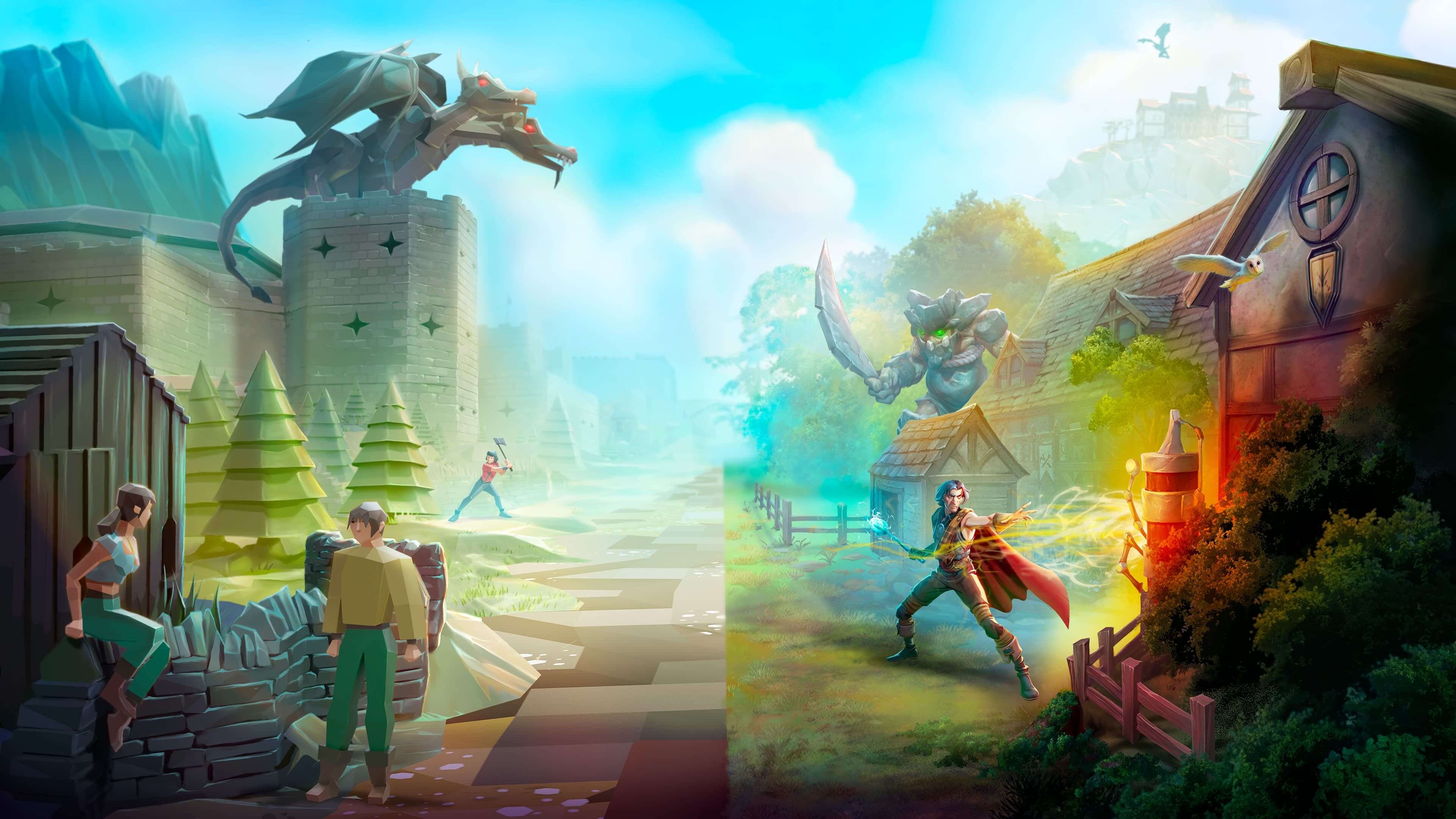 Gielinor as viewed in both RuneScape & Old School RuneScape